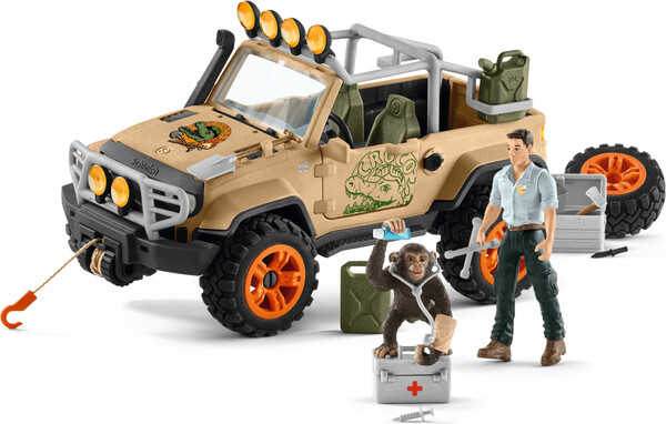 Schleich Schleich 42410 Véhicule tout-terrain avec treuil 4055744021107