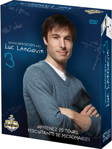 Gladius Devenez magicien avec Luc Langevin 3 (fr) DVD 15 tours de micromagie 620373049231