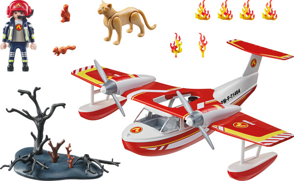 Playmobil Playmobil 71463 Hydravion avec pompier 4008789714633