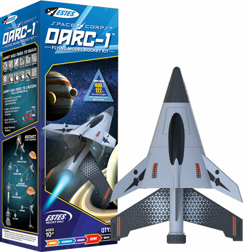 Estes Space corps darc-1 model rocket 047776073074