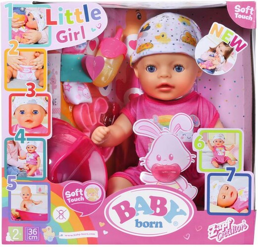 Zapf Creation Baby Born Little-Poupée fille "So Soft" 36cm 4001167827321