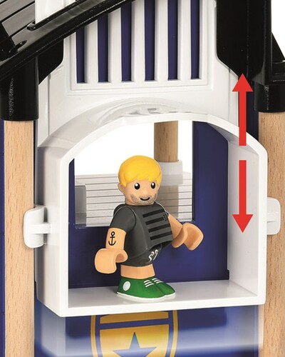 Brio Train Brio Train en bois Commissariat de police 33813 7312350338133