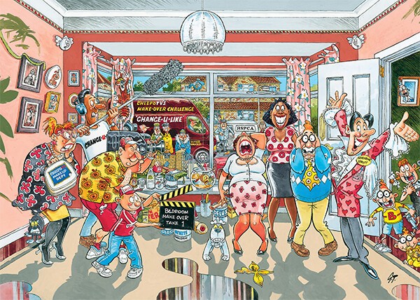 Jumbo Casse-tête 1000 Wasgij Retro orginal #09 Petites rénovations 8721017602811