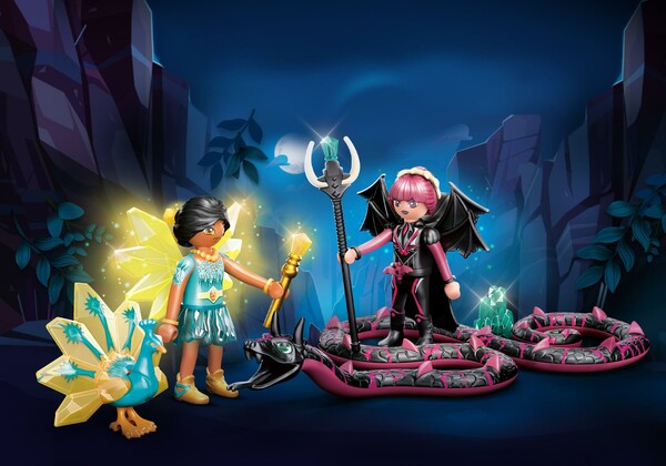 Playmobil Playmobil 70803 Crystal Fairy et Bat Fairy avec animaux 4008789708038