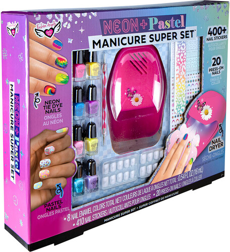 Fashion Angels Fashion Angels - Super Coffret de manucure Néon et Pastel 787909129215