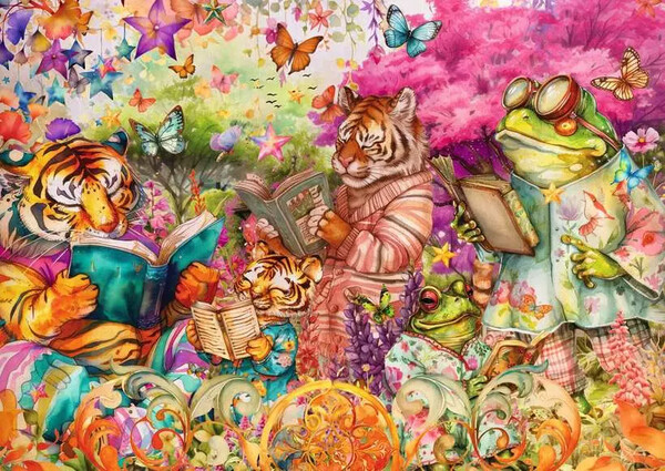 Ravensburger casse-tête Casse-tête 1000 Club de lecture 4005555018568