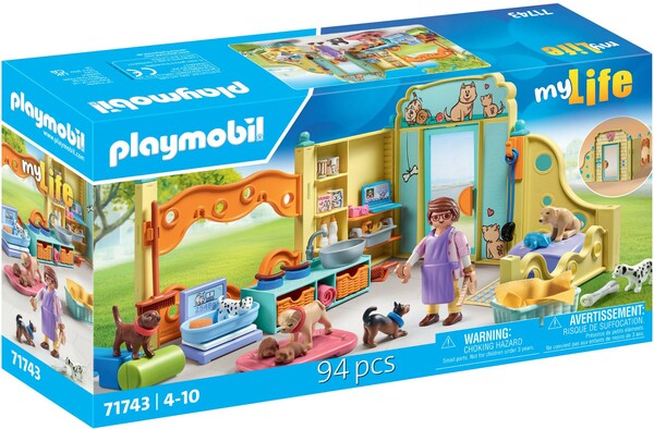 Playmobil Playmobil 71743 Centre de soin canin avec chiens et soigneur 4008789717436
