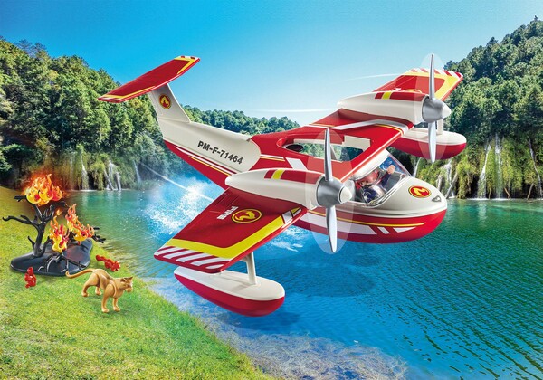 Playmobil Playmobil 71463 Hydravion avec pompier 4008789714633