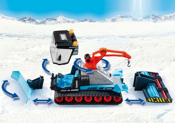 Playmobil Playmobil 9500 Agent avec chasse-neige 4008789095008