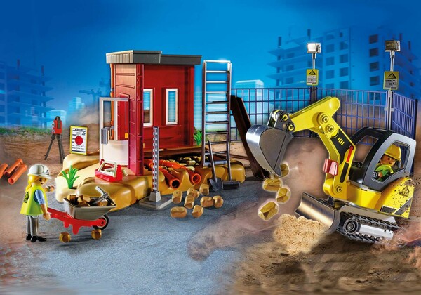 Playmobil Playmobil 70443 Mini-pelleteuse et chantier 4008789704436