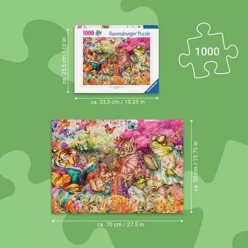 Ravensburger casse-tête Casse-tête 1000 Club de lecture 4005555018568