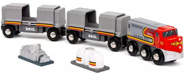 Brio Train Brio Train en bois Locomotive du monde - Train Santa Fe US 7312350360899