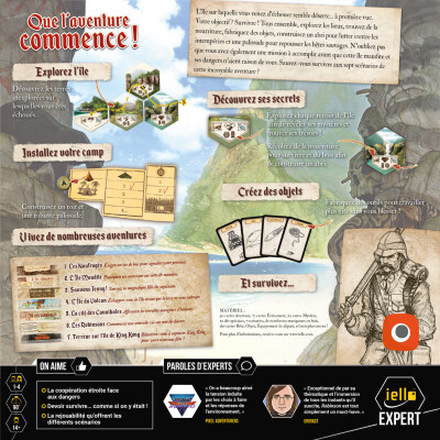iello Robinson Crusoé (fr) base Aventures sur l'île maudite 3760175519994