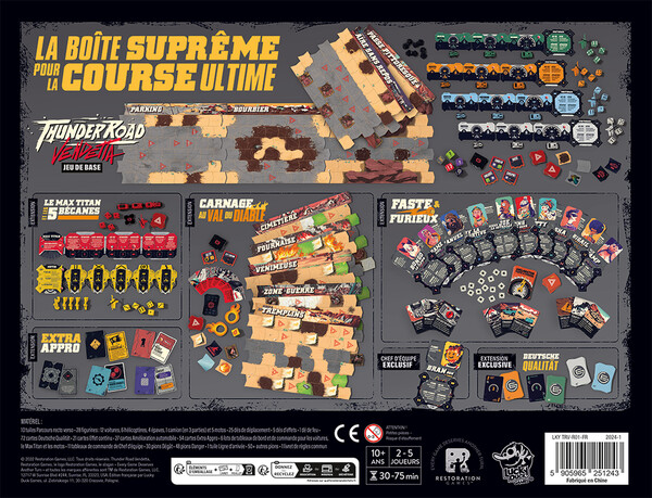 Lucky Duck Games Thunder Road Vendetta (fr) Maximum Chrome 5905965251243