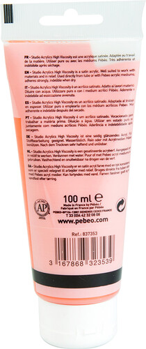 pébéo Acrylique Studio 100ml orange jaune iridescent 353 3167868323539
