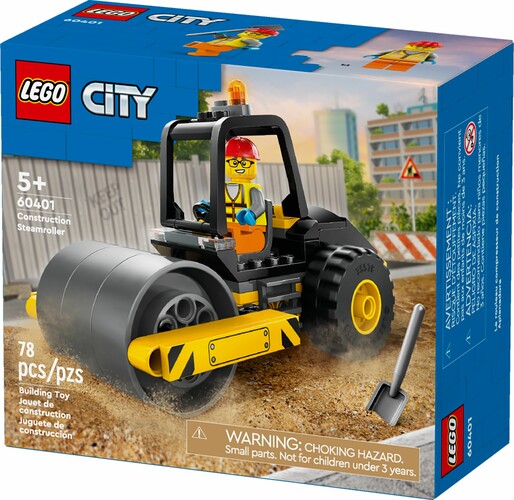 LEGO LEGO 60401 Le rouleau compresseur de chantier 673419386890