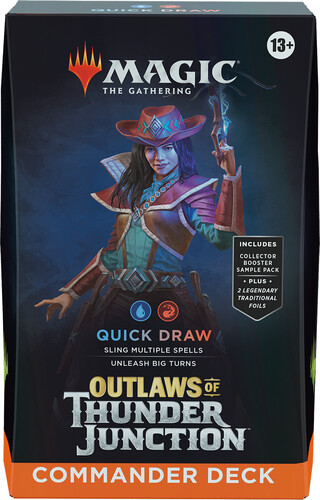 Wizards of the Coast MTG Outlaws of Thunder Junction - Commander Deck - Quick Draw *