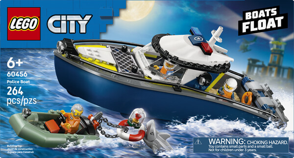 LEGO LEGO 60456 La course-poursuite en bateau de police 673419403573