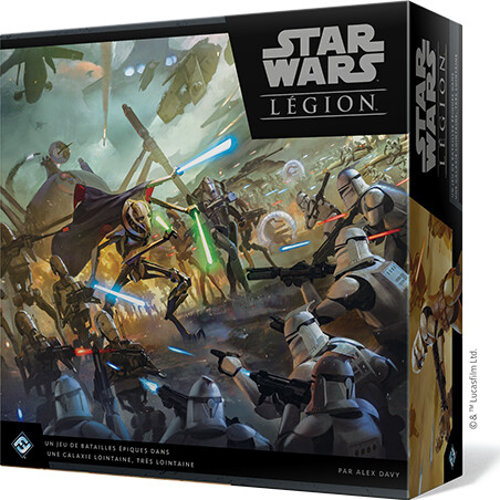 Fantasy Flight Games Star Wars Légion (fr) base Boîte de base Clone Wars 8435407626713