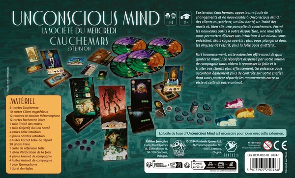 Lucky Duck Games Unconscious Mind (fr) Ext. Cauchemars 