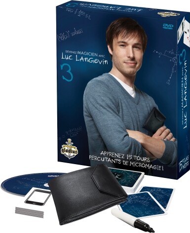 Gladius Devenez magicien avec Luc Langevin 3 (fr) DVD 15 tours de micromagie 620373049231