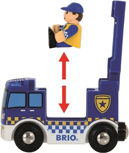 Brio Train Brio Train en bois Commissariat de police 33813 7312350338133