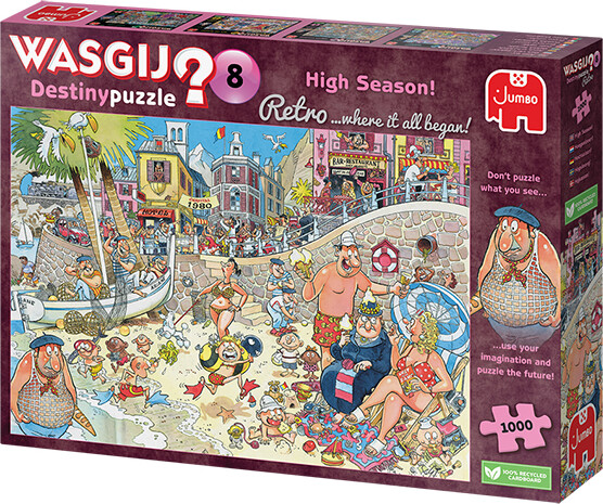 Jumbo Casse-tête 1000 Wasgij Retro Destiny #08 Haute saison 8710126018514