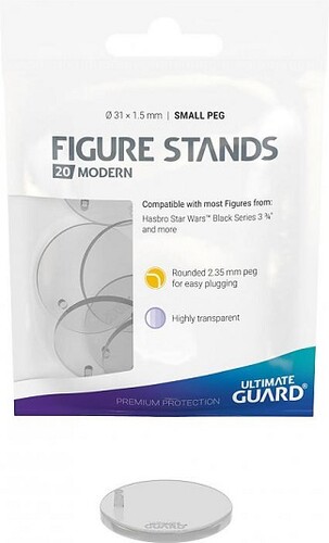 ultimate guard Ultimate Guard Supports base (petite) à figurine (Figure stands) 4056133016926