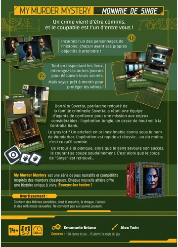 Gigamic My Murder Mystery (fr) Monnaie de Singe 3421277243810