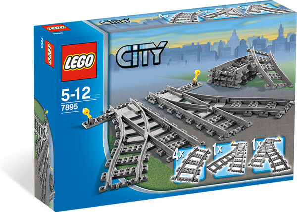 LEGO LEGO 7895 City Rails d'aiguillage (juin 2006) 673419268554