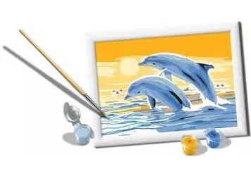 Ravensburger CreArt Peinture à numéro CreART Duo de dauphins 4005556200733