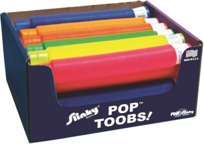 Slinky Slinky tube "Pop Toobs" (unité) (varié) 071547130017