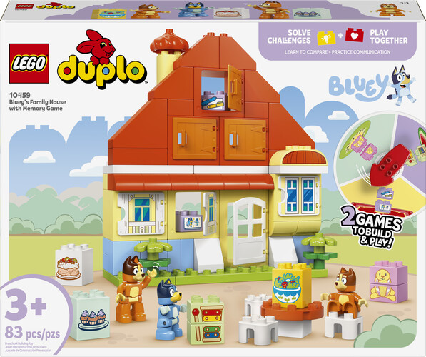 LEGO LEGO 10459 Bluey La maison de famille et le jeu de mémoire 673419405874