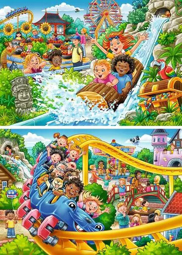 Ravensburger casse-tête Casse-tête 24x2 Amusement Park 4005555042587