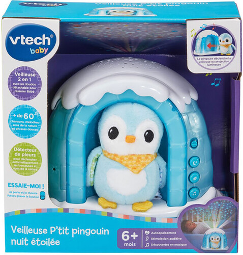 VTech Vtech - Veilleuse P'tit Pingouin Nuit étoilée (fr) 3417765749056