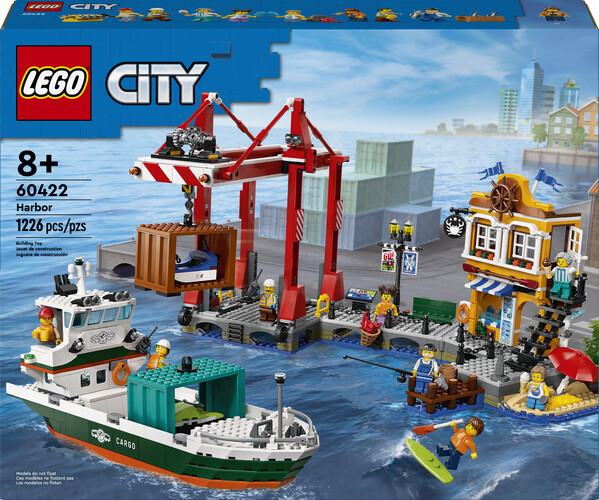 LEGO LEGO 60422 Le port maritime et le navire de marchandises 673419390194