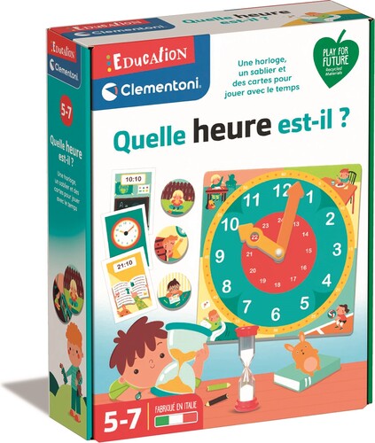 Clementoni Education clementoni Quelle heure est-il ? 8005125525904