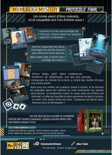 Gigamic My Murder Mystery (fr) Protocole Final 3421277243711