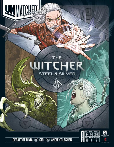 Restoration Games Unmatched (en) Witcher steel and silver 857476008890