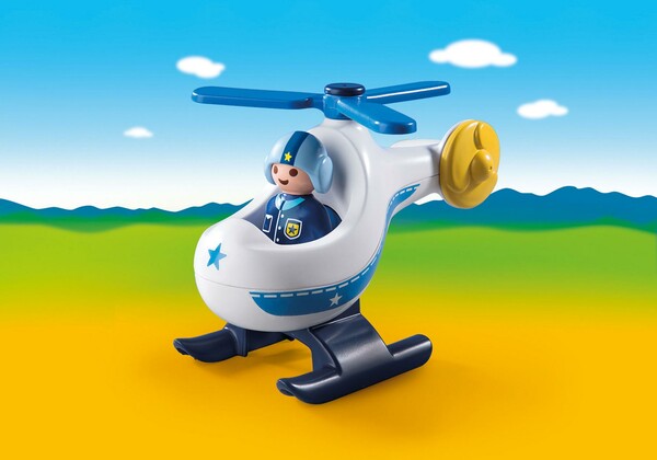 Playmobil Playmobil 9383 1.2.3 Hélicoptère de police 4008789093837