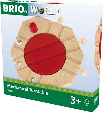 Brio Train Brio Train en bois Plaque tournante mécanique 33361 7312350333619