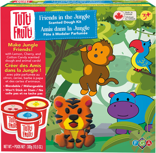 Tutti Frutti Pâte à modeler ensemble amis dans la jungle- bil 061404147548