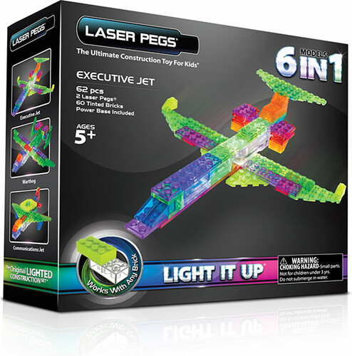Laser Pegs - briques illuminées Laser Pegs avions 6 en 1 (briques illuminées) 810690020673