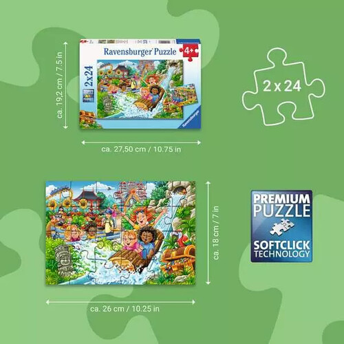 Ravensburger casse-tête Casse-tête 24x2 Amusement Park 4005555042587