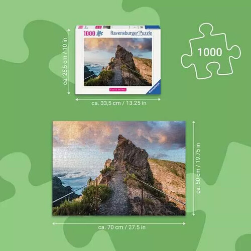 Ravensburger casse-tête Casse-tête 1000 Chemin vers le paradis 4005555017653