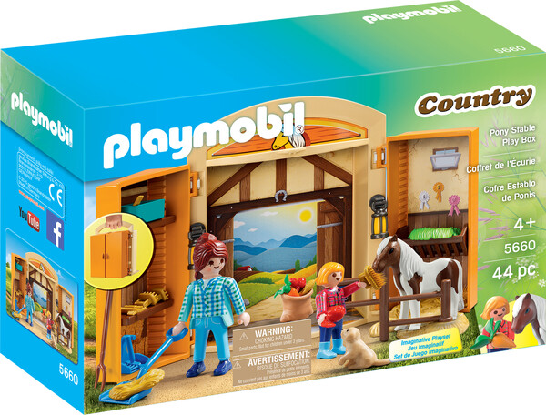 Playmobil Playmobil 5660 Coffret transportable Écurie (juin 2016) 4008789056603
