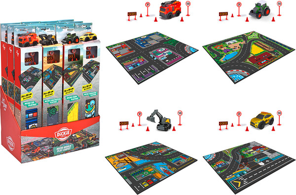 Dickie Toys dickie - tapis de jeu micro world 4006333094118