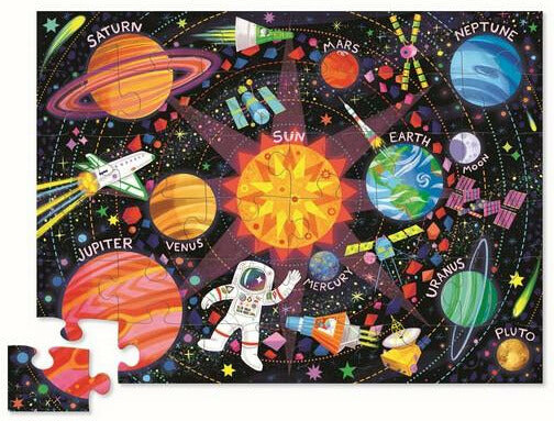 Crocodile creek Casse-tête plancher 36 Space Explorer 732396407780