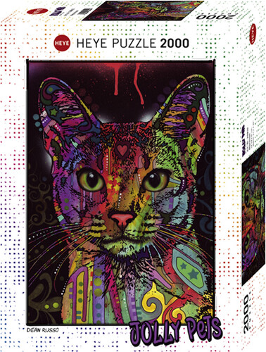 Heye Casse-tête 2000 Dean Russo - Abyssinian, série Jolly Pets 4001689298104