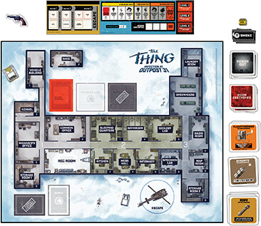 USAopoly The Thing Infection at Outpost 31 (en) 700304049087